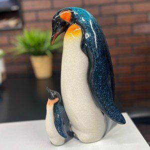 Penguin Mom and Chick